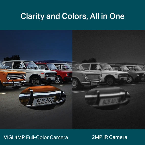 Tapo VIGI 4MP Outdoor Full-Color Wi-Fi Pan Tilt Network Camera - Image 4