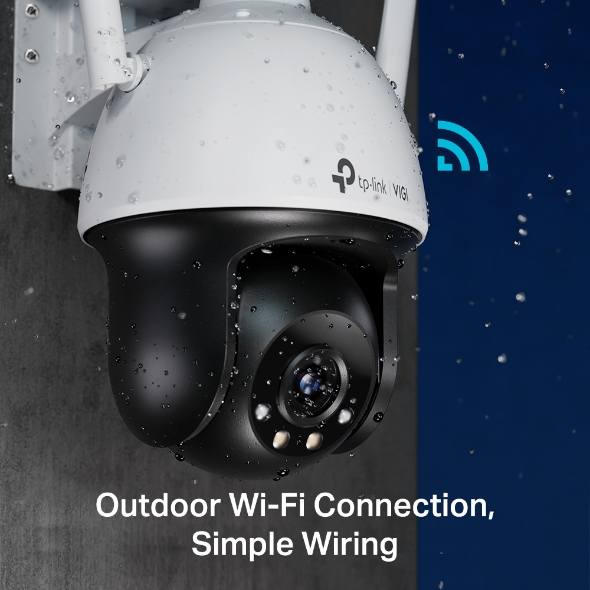 Tapo VIGI 4MP Outdoor Full-Color Wi-Fi Pan Tilt Network Camera - Image 6