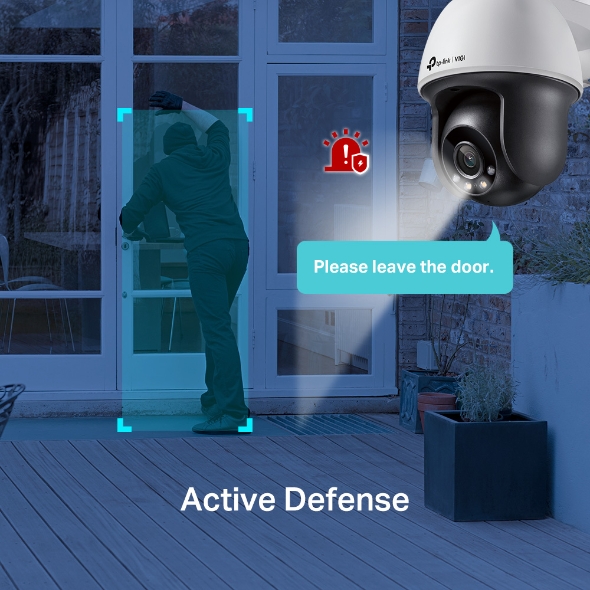 Tapo VIGI 4MP Outdoor Full-Color Wi-Fi Pan Tilt Network Camera - Image 10