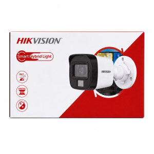 HikVision 2MP Smart Hybrid Light Audio Fixed Mini Bullet Camera