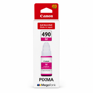 Canon GI-490 Magenta Genuine Ink Bottle for Canon PIXMA MegaTank Printers