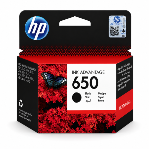 HP 650 Black Original Ink Advantage Cartridge